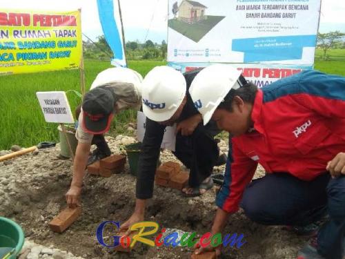 PKPU dan Pemkab Garut Bangun Rumah Relokasi untuk Warga Terdampak Banjir