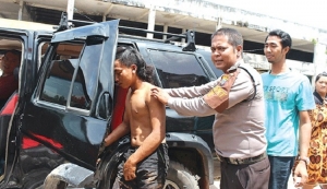 GoRiau APES... Curi Motor Rusak, Dorong Sejauh 1 Kilometer, Eh.. Ketahuan, Remuk Dihajar Massa