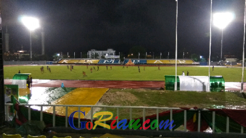 Jual Beli Serangan di Stadion Tuanku Tambusai Bangkinang, Siak dan Inhu Sama Kuat, Skor Sementara 1-1