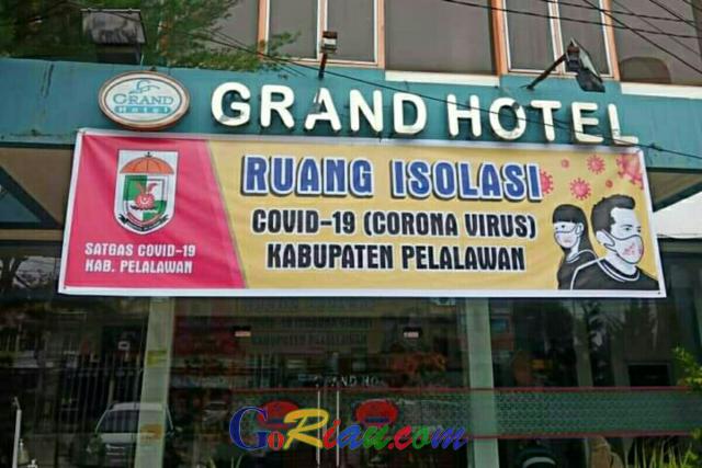 Satu Hotel di Pelalawan Jadi Tempat Isolasi Pasien Covid-19