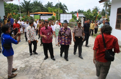 Pemkab Pemalang Jawa Tengah Survei Lokasi Pembinaan Transmigrasi di Kampung Berumbung Baru Siak