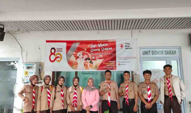 Peringati Hari Relawan Sedunia, Pramuka Riau Gelar Donor Darah Serentak