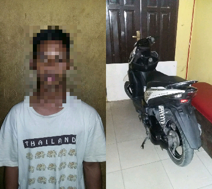 Jadi Penadah, Seorang Pemuda Ditangkap Sehari Setelah Curi Motor ASN RSJ Tampan Pekanbaru