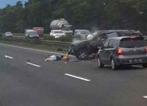 Terlempar di Tol, Bayi 9 Bulan Tewas di Tempat
