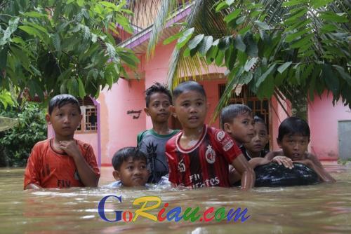 Banjir Mulai Surut, 3.452 Rumah di Riau Masih Terendam