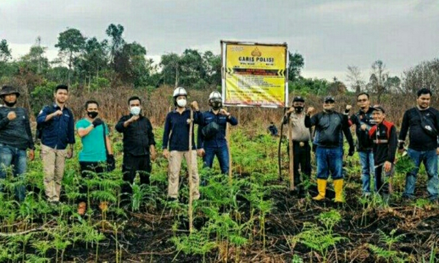 Bakar Lahan untuk Tanam Jagung dan Pisang, Kakek di Inhil Riau Jadi Tersangka Karhutla