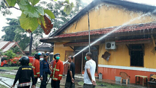 Rumah Dinas Pejabat Pemkab Pelalawan yang Terbakar Ternyata Rumah Asisten I