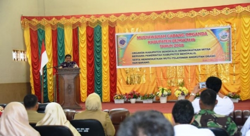 Bupati Amril Ajak Organda di Kabupaten Bengkalis Berkontribusi Membangun Daerah
