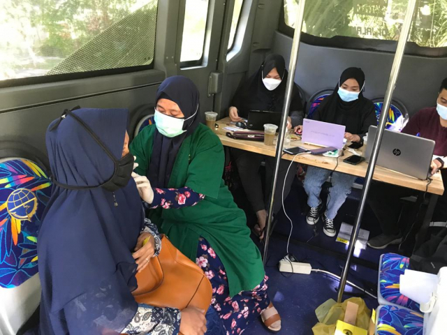 Bus Vaksin Covid-19 Sudah Layani 6.339 Warga, Kecuali di Rumbai Barat