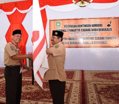 Kwarcab 0404 Bengkalis Ikuti Jambore Nasional di Cibubur