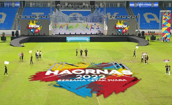 Atraksi 14 Cabor DBON Warnai Perayaan Haornas 2022 di Stadion Batakan