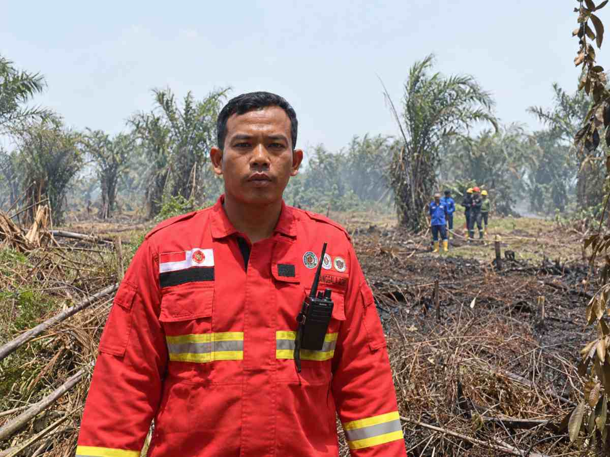 18 Hektare Lahan Gambut Dayun Membara, Tim Gabungan Berjibaku Cegah Asap ke Permukiman