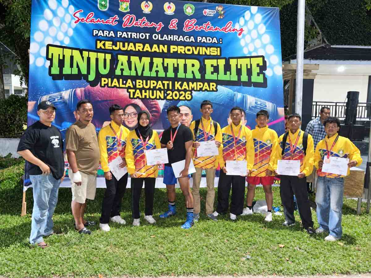 Kejurprov Riau 2026 di Kampar, Atlet Tinju Kepulauan Meranti Raih 8 Medali