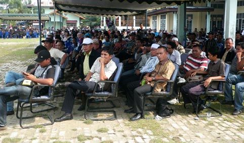 Ribuan Pendukung Herliyan - Suayatno Gelar Rapat Akbar Pemindahan Ibukota Bengkalis