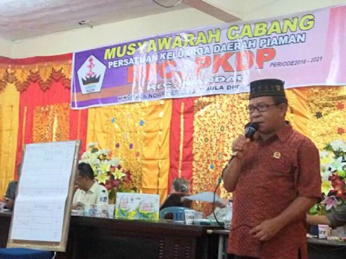 Deman S Terpilih Jadi Ketua PKDP Kecamatan Mandau 2016-2021