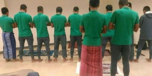 GoRiau Subhanallah, Pemain Timnas Shalat Berjamaah Sebelum Bertanding