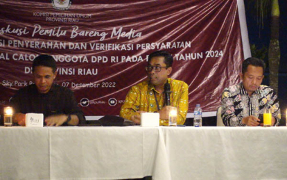 Tahapan Pencalonan DPD RI Dimulai, KPU Riau Terima Konsultasi dan Penyerahan Persyaratan Bukti Dukungan