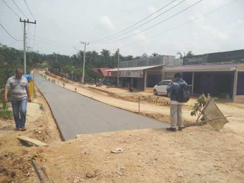 Tahun Ini, Pembangunan Jalan Badak Pekanbaru Dilanjutkan