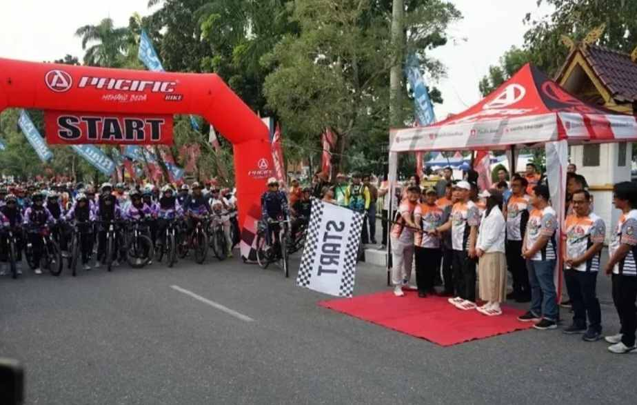 Peserta Malaysia Ikut Gowes di Pekanbaru, Agung Nugroho: Peluang Emas Promosi Ikon Kota