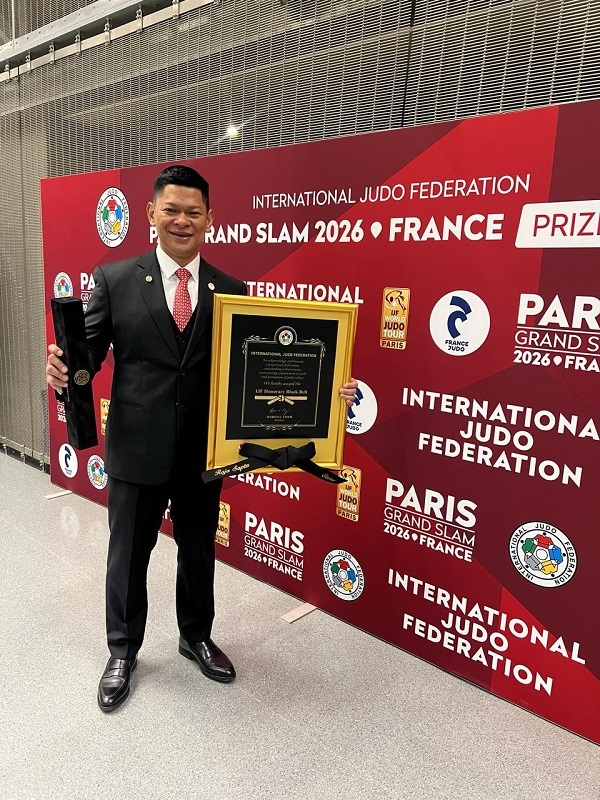 Terima Penghargaan Sabuk Hitam dari Federasi Judo Internasional, Okto: Penghargaan Untuk Masyarakat Indonesia