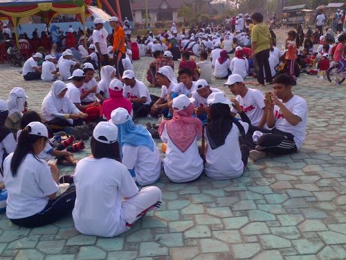 Minim, Pejabat Bengkalis yang Hadir Jalan Sehat Menuju Pemilu Jurdil