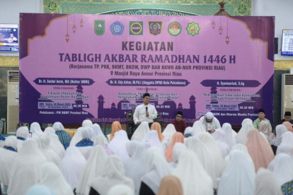 GoRiau Masjid Annur Gelar Kajian Ramadan, Ustaz Saidul Amin Kupas Keutamaan Puasa