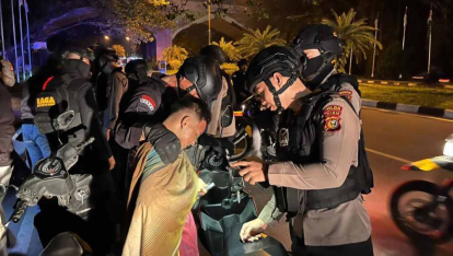 GoRiau Cegah Kriminalitas Jalanan Saat Ramadan, Polisi Bubarkan Kerumunan Pemuda di Pekanbaru