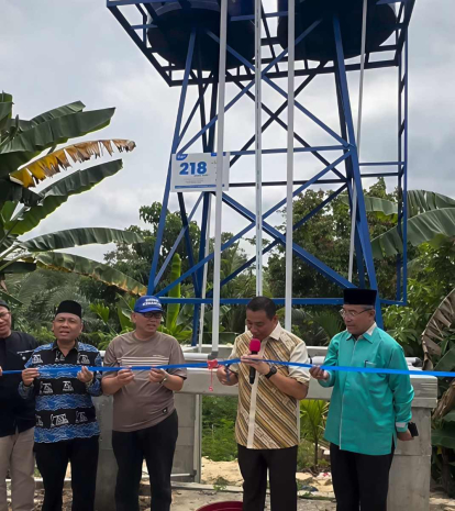GoRiau Warga Perumahan Griya Fajar Asri Rumbai Pekanbaru Kini Sudah Nikmati Air Bersih Bebas Bau