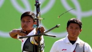 GoRiau Kejutan Besar, Pemanah Riau Ega Agatha Singkirkan Juara Dunia, Lolos ke 8 Besar Olimpiade 2016