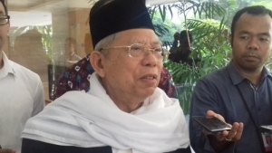 GoRiau Dipilih Jadi Cawapres, Maruf Amin Sebut Jokowi Hargai NU