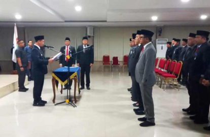 GoRiau Walikota Agung Nugroho Lantik Enam Pejabat Administrator Pemko Pekanbaru