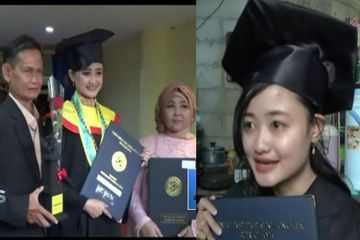Pengamen Cantik yang Beberapa Kali Diciduk Satpol PP Ini Jadi Lulusan Terbaik Universitas Airlangga, IPK 3,94
