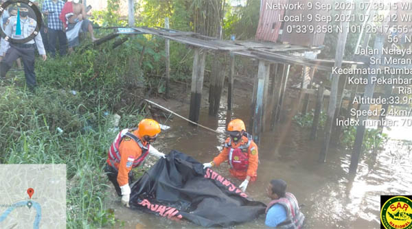 Remaja yang Tenggelam di Sungai Siak Beberapa Hari Lalu Ditemukan Mengambang