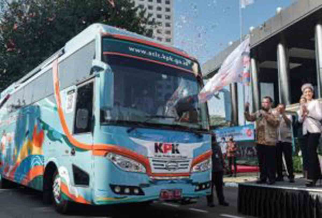 Ini Rute dan Agenda Roadshow Bus KPK di Provinsi Riau