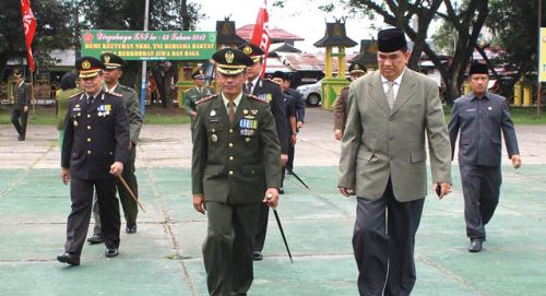 Rangkaian Acara HUT TNI ke-68 di Kabupaten Inhu