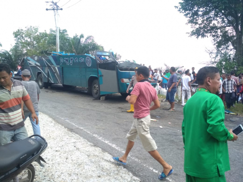 Bus PMTOH Kecelakaan di Kuansing, 7 Penumpang Tewas