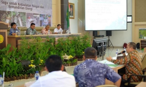 Bupati H Irwan Harap Pemerintah Pusat Kembangkan Industri Hilir Sagu di Kepulauan Meranti