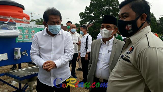 Tinjau TPS di Pelalawan, Sekdaprov Riau Nilai Pelaksanaan Pilkada Berjalan Baik