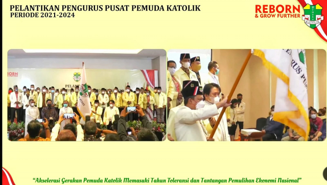 Pengurus Pusat Pemuda Katolik 2021-2024 Dilantik, Komda Riau Utus 4 Kader