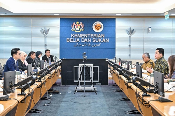 Bertemu Menpora Malaysia, Ini Yang Dibahas Menpora Erick Thohir