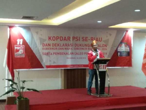 PSI Gelar Deklarasi Dukungan, Bulatkan Suara Untuk Paslon Gubri Firdaus - Rusli Effendi
