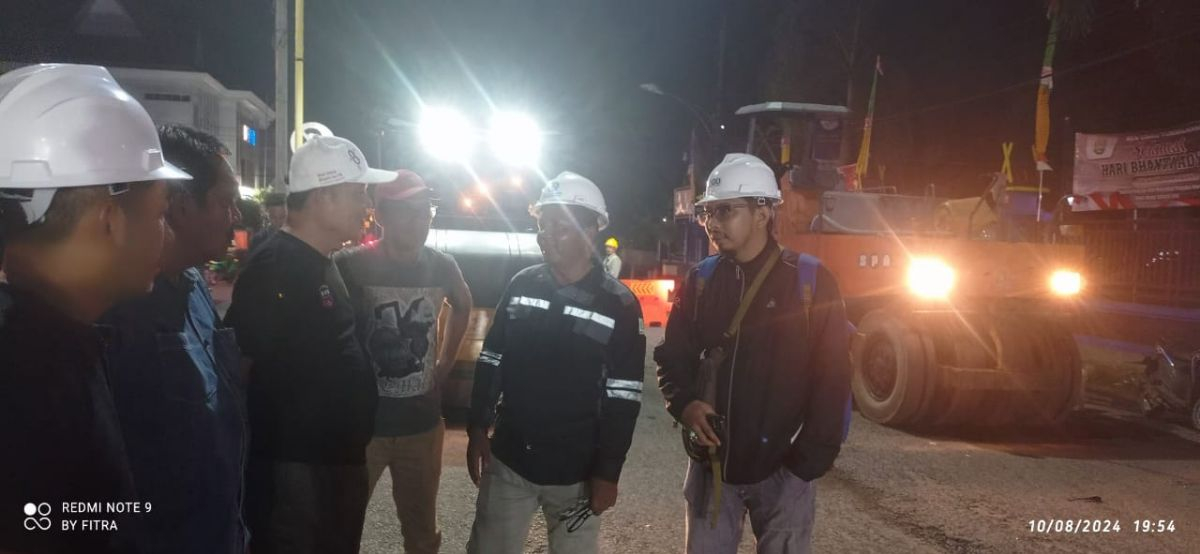 Perbaikan Jalan Jenderal Sudirman Terus Digesa, Herman Harapkan Pj Bupati Baru Kawal Pembangunan di Inhil