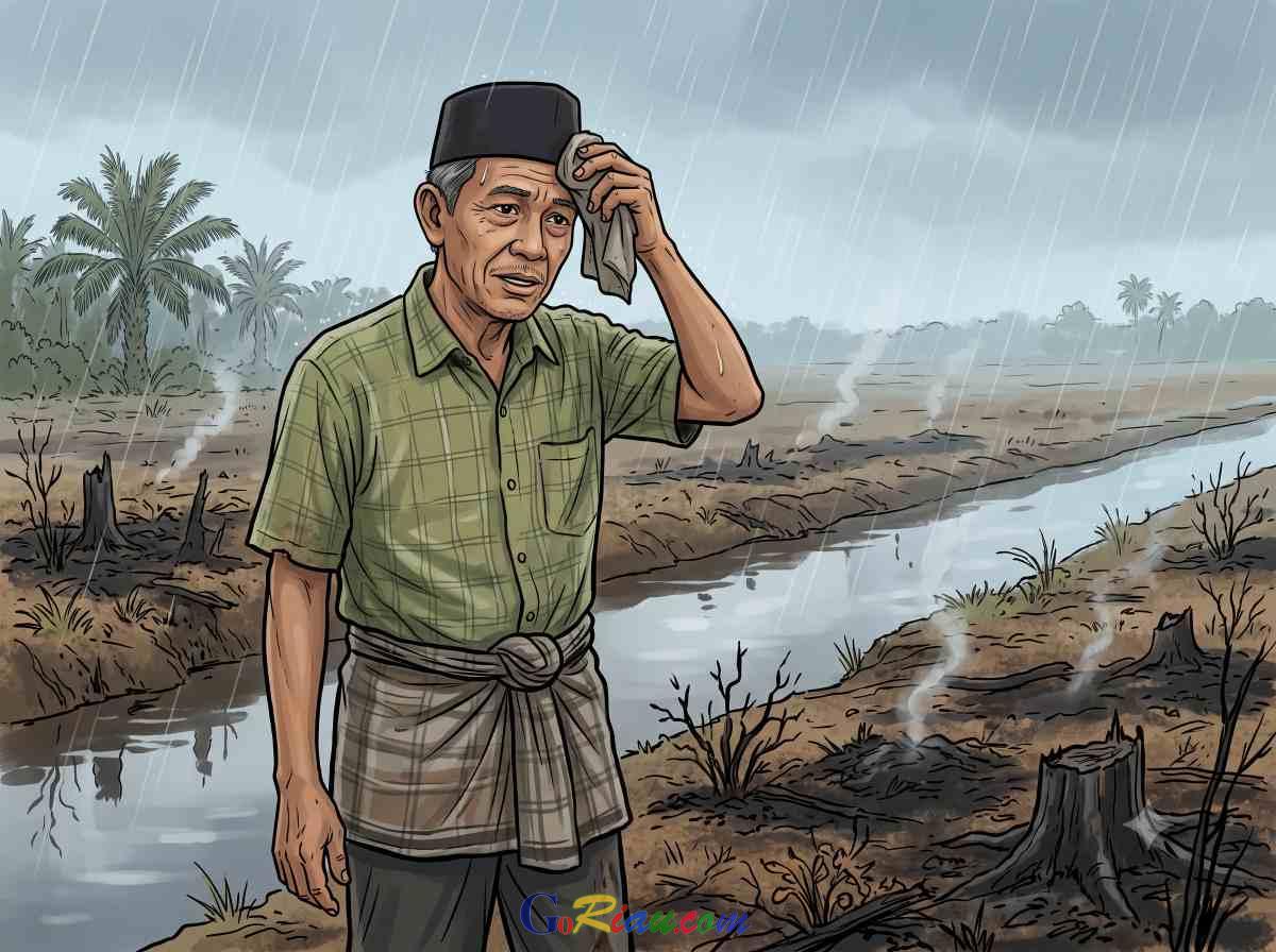 Jumlah Titik Panas di Riau Menyusut, Indragiri Hulu Masih Catat Kemunculan Tertinggi