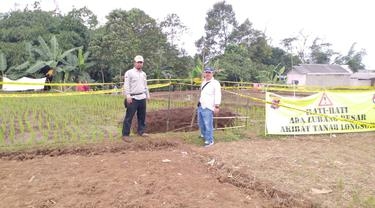 Misteri Lubang Raksasa di Sawah Warga Sukabumi Akhirnya Terungkap