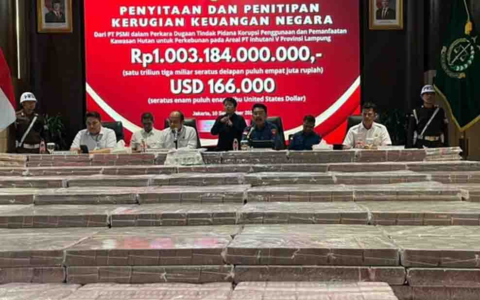 Kasus Pabrik Gula di Lampung, Kejagung Terima Pengembalian Dana Raksasa