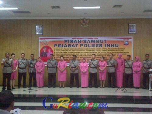 Setelah Dilantik, Segenap Pejabat Ditubuh Polres Inhu Gelar Pisah Sambut, Berikut Nama-namanya