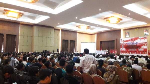 Ribuan Orang Hadiri Deklarasi Relawan Jokowi Riau di Pekanbaru