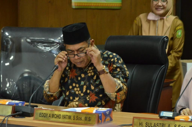 Disdik Paparkan Rencana Kerja 2022, DPRD Riau Apresiasi, Eddy Yatim Optimis Visi Misi Pendidikan Bisa Tercapai