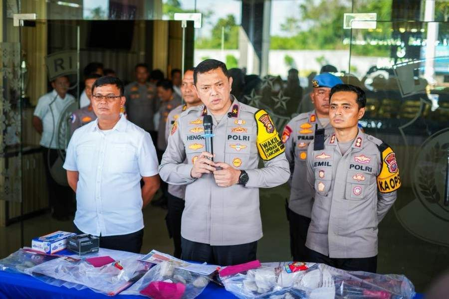 Lima Tersangka Bentrok Maut Lahan Sawit Rohul Ditahan, Polisi Buru Aktor Intelektual