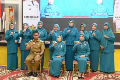 GoRiau Henny Sasmita Lantik Tengku Nurheryani sebagai Ketua TP PKK Kabupaten Kampar